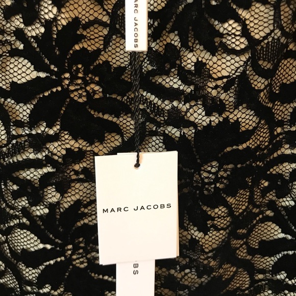NWT Marc Jacobs black lace skirt with sheer hem 2 - Picture 3 of 6